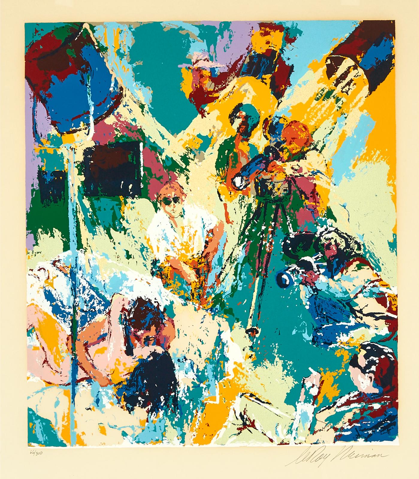 Leroy Neiman (1926-2012) - X-Rated Filmakers, 1974