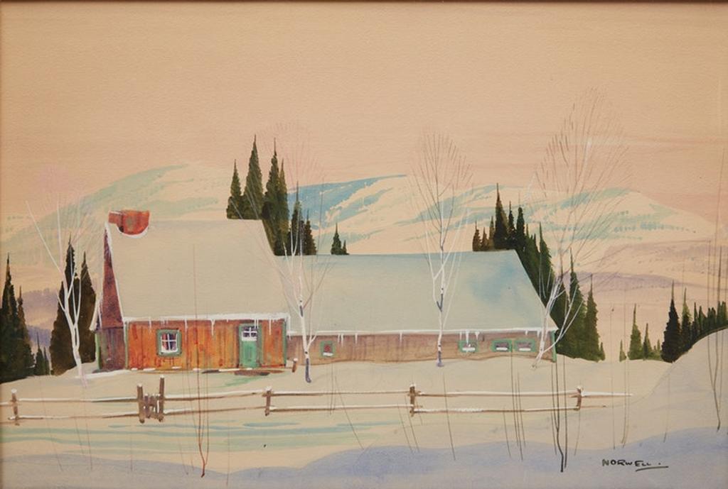 Graham Norble Norwell (1901-1967) - Winter Cottage