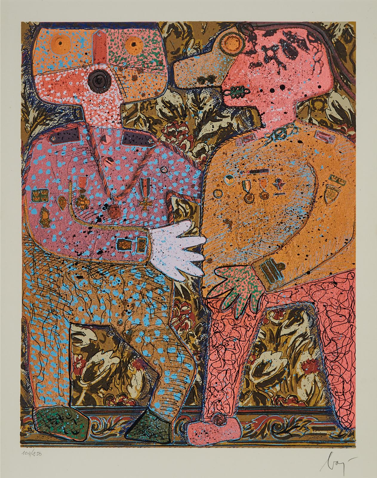 Enrico Baj (1924-2004) - Top Secret (From Baj Chez Baj), 1972 [petit, 383]