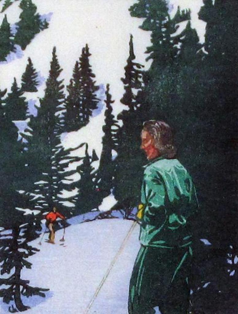 Walter Joseph (W.J.) Phillips (1884-1963) - Ski Trail; 1945