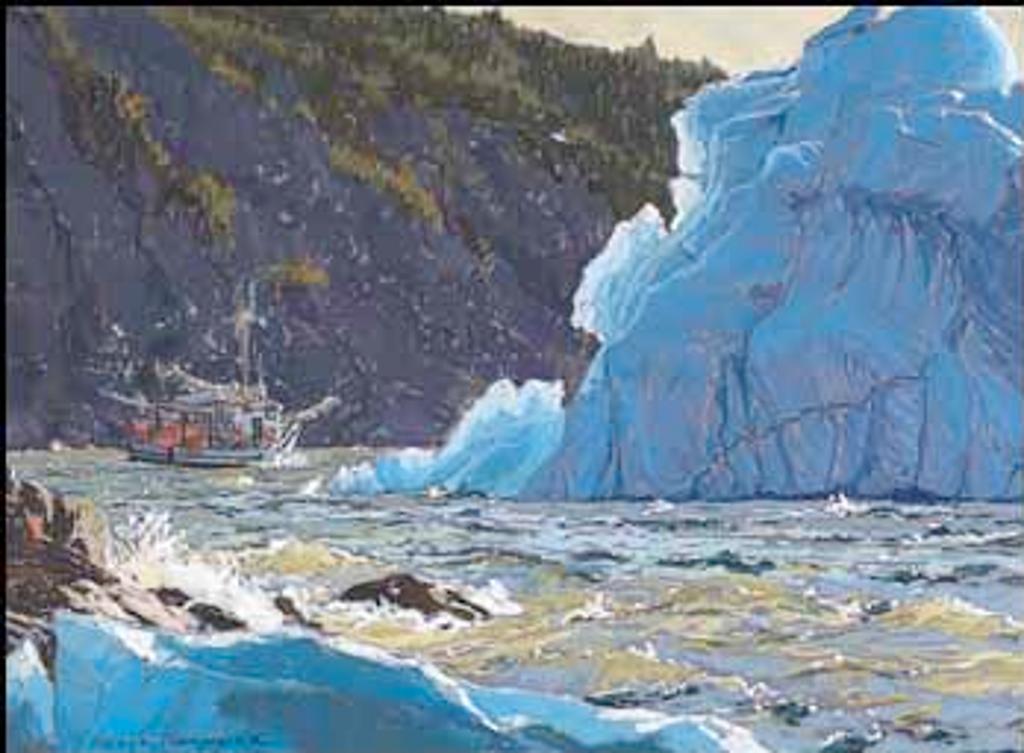 Horace Champagne (1937) - Melting Giant, Sunset at la Scie, Notre-Dame Bay, Newfoundland
