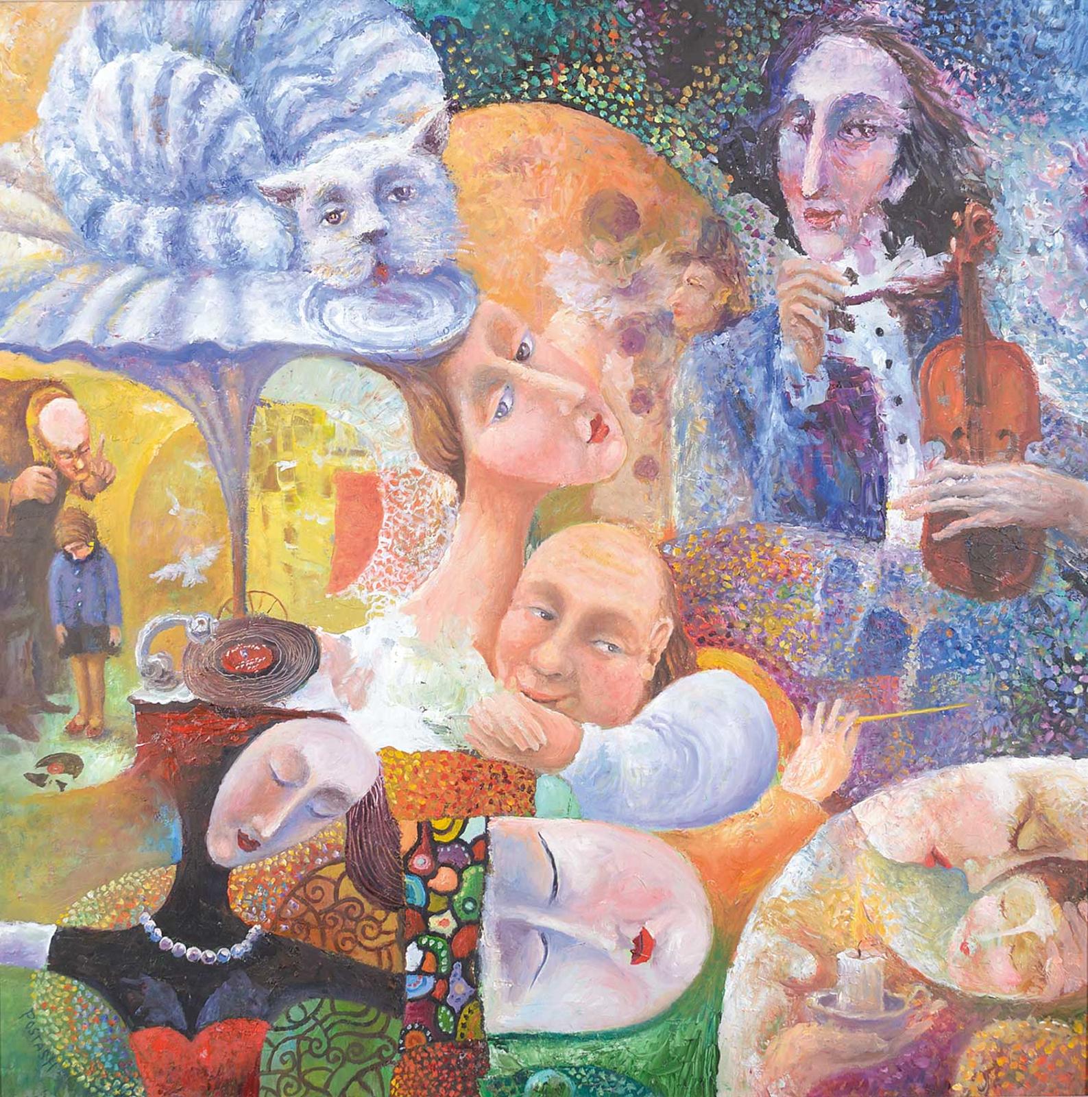Igor Postash (1960) - Untitled - Faces
