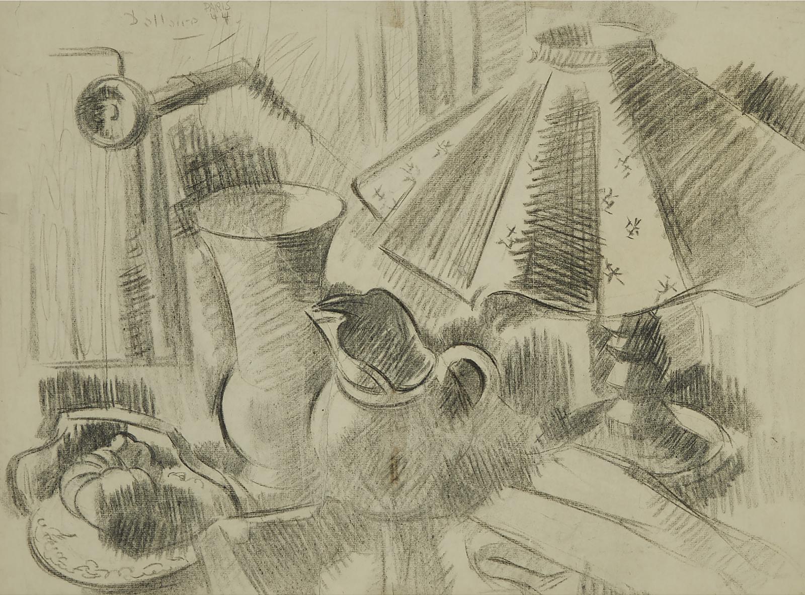 Jean-Philippe Dallaire (1916-1965) - Still Life, 1944