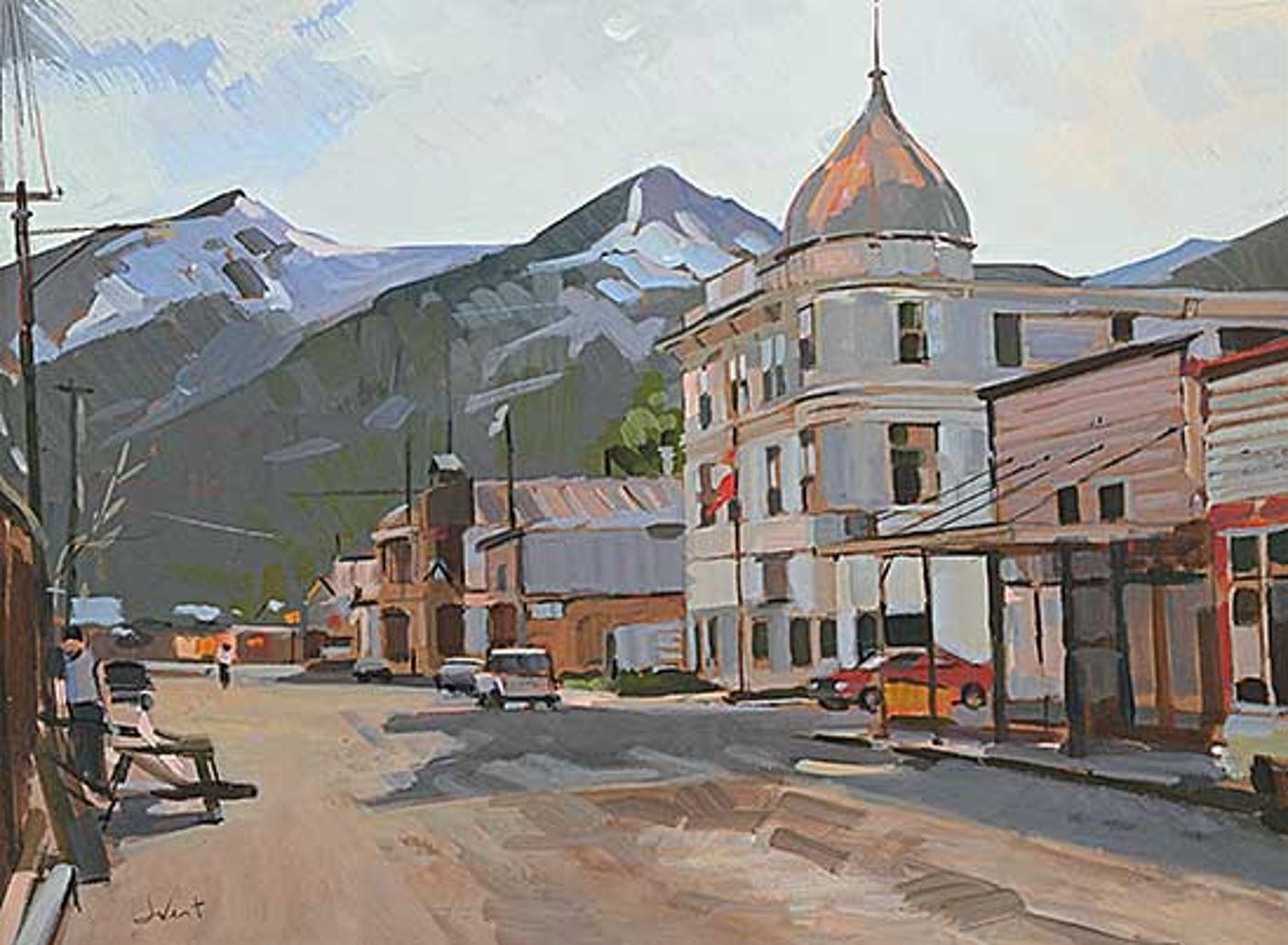 Jim Vest (1939) - Untitled - State Street in Skagway, Alaska