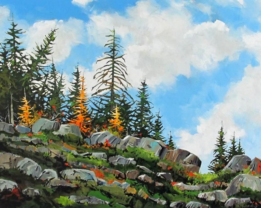 Allan Dunfield (1950) - Colour Near The Top (Yoho National Park)
