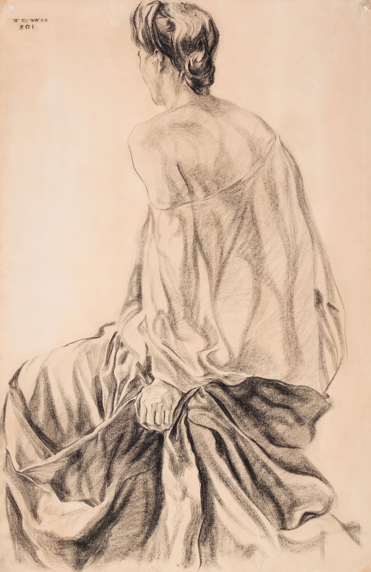 Harold Barling Town (1924-1990) - Portrait of Jacqueline Valentine