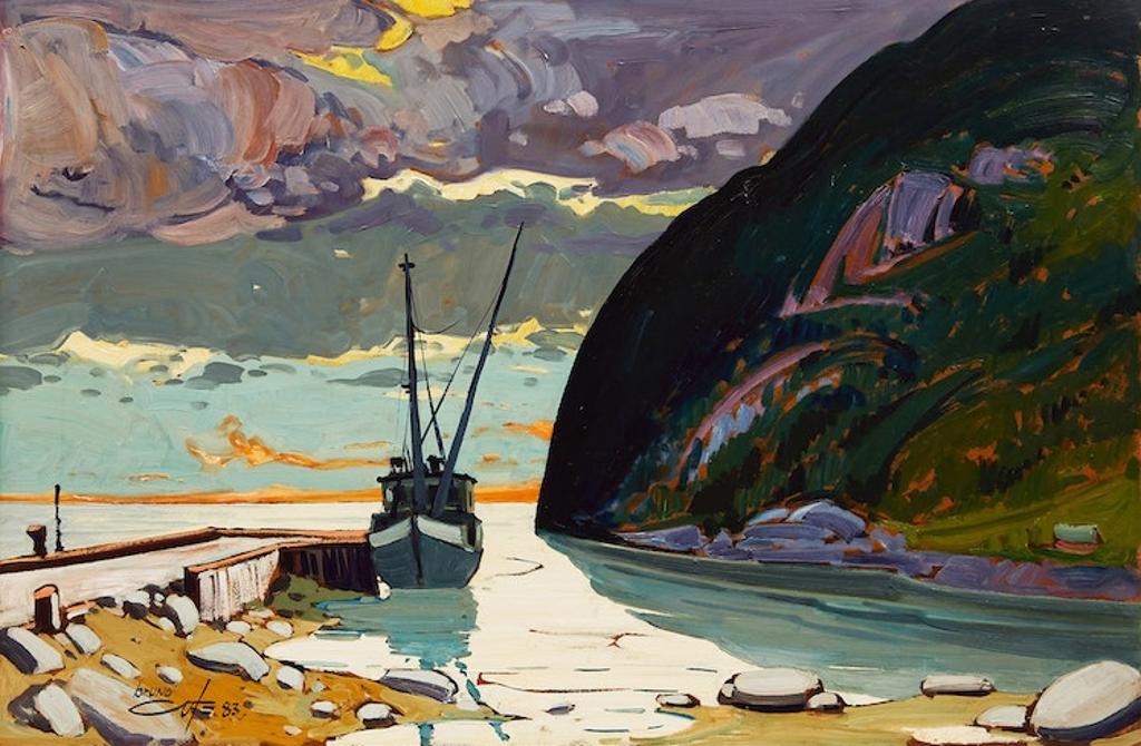 Bruno Cote (1940-2010) - Le St-André à Port-au-Persil