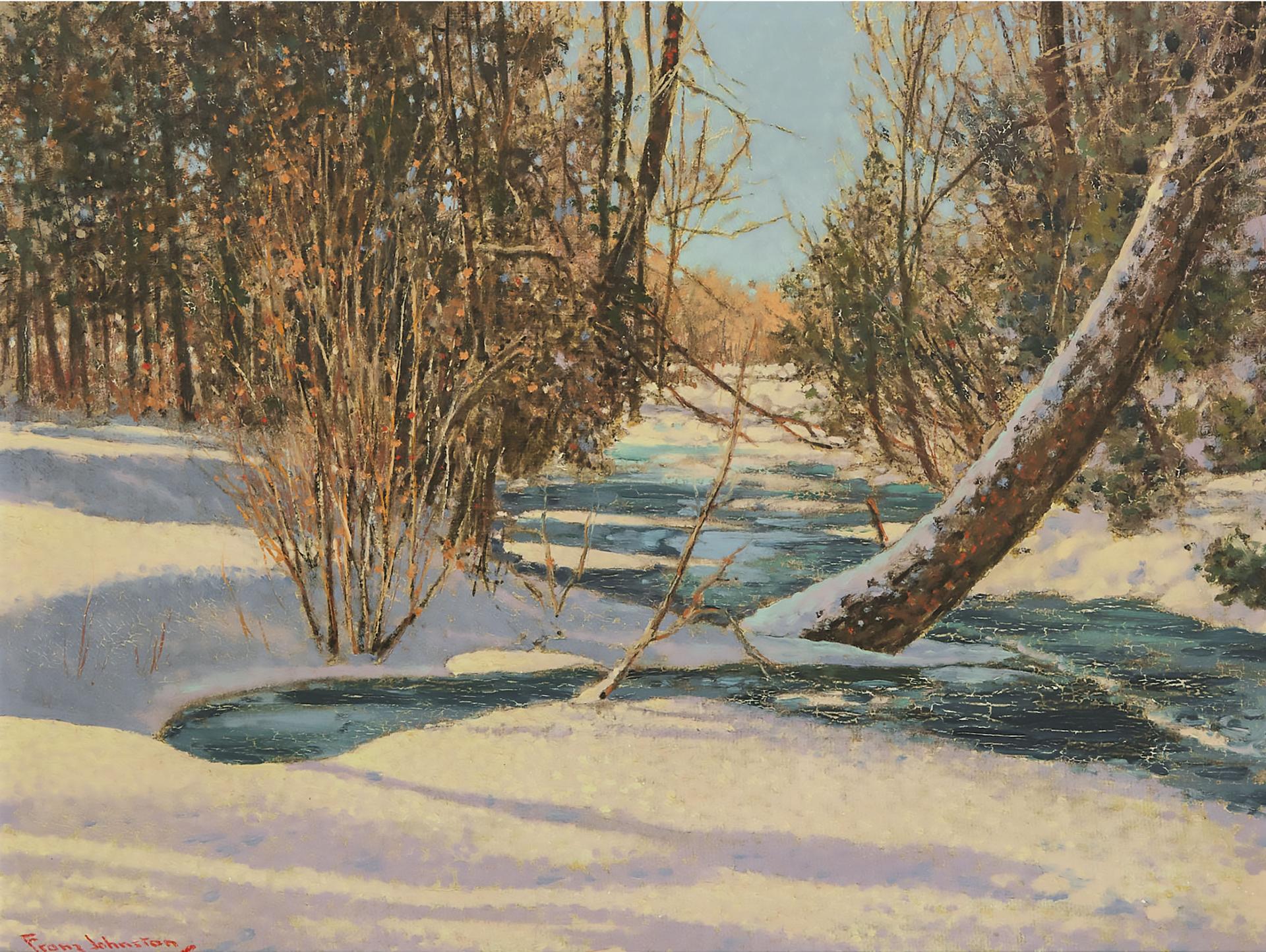 Frank (Franz) Hans Johnston (1888-1949) - In Winter's Embrace