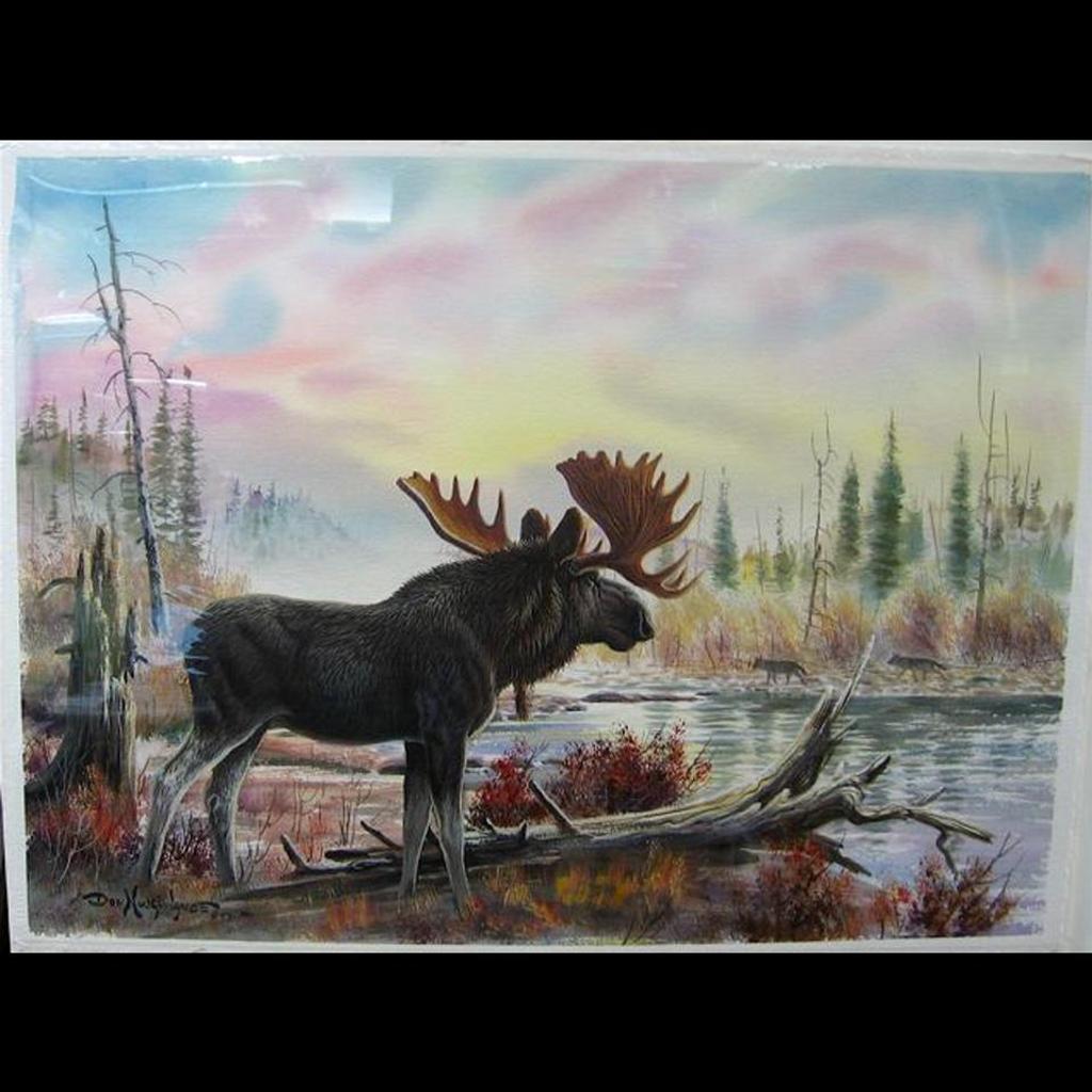 Don Ningewance (1948) - Moose And Wolves