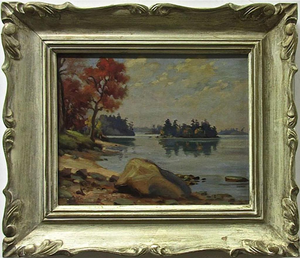 Arthur Alexander Drummond (1891-1977) - Muskoka Beach; October By Lake Boshkung