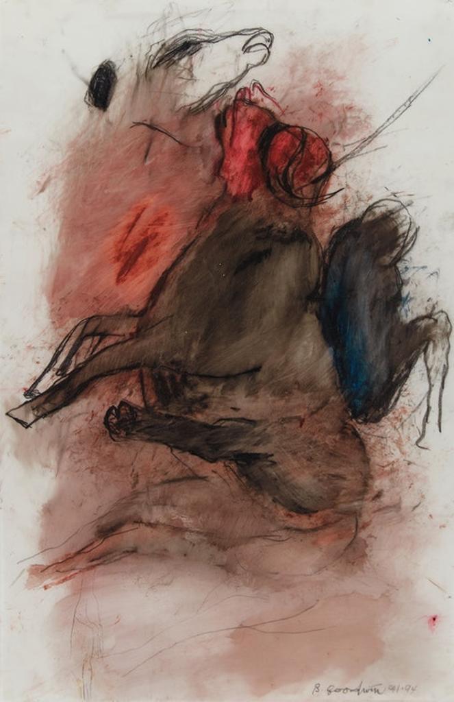 Betty Roodish Goodwin (1923-2008) - Untitled (Figure/Animal Series)