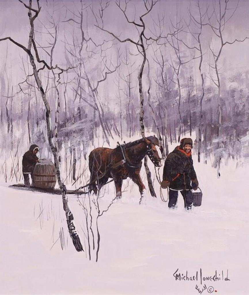 Michael Lonechild (1955) - Mom Is Going To Do Some Washing; 1989