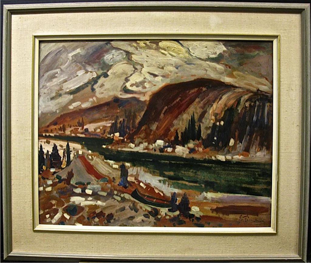 Louis Tremblay (1949) - Campment Sur La Riviere Sault Aux - Cochons
