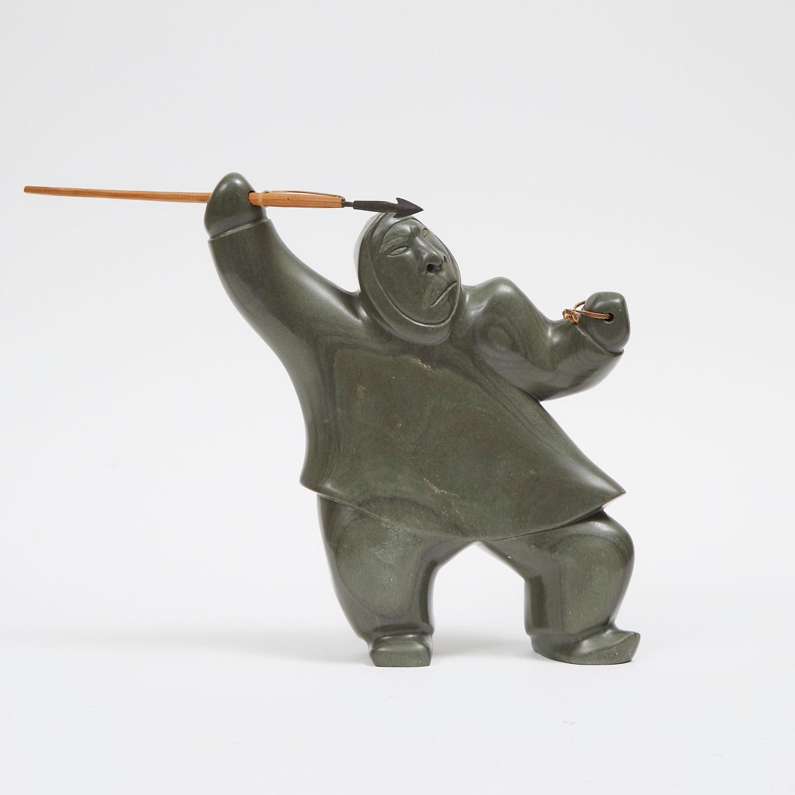 Davidee Kavik (1915) - Hunter Throwing Spear