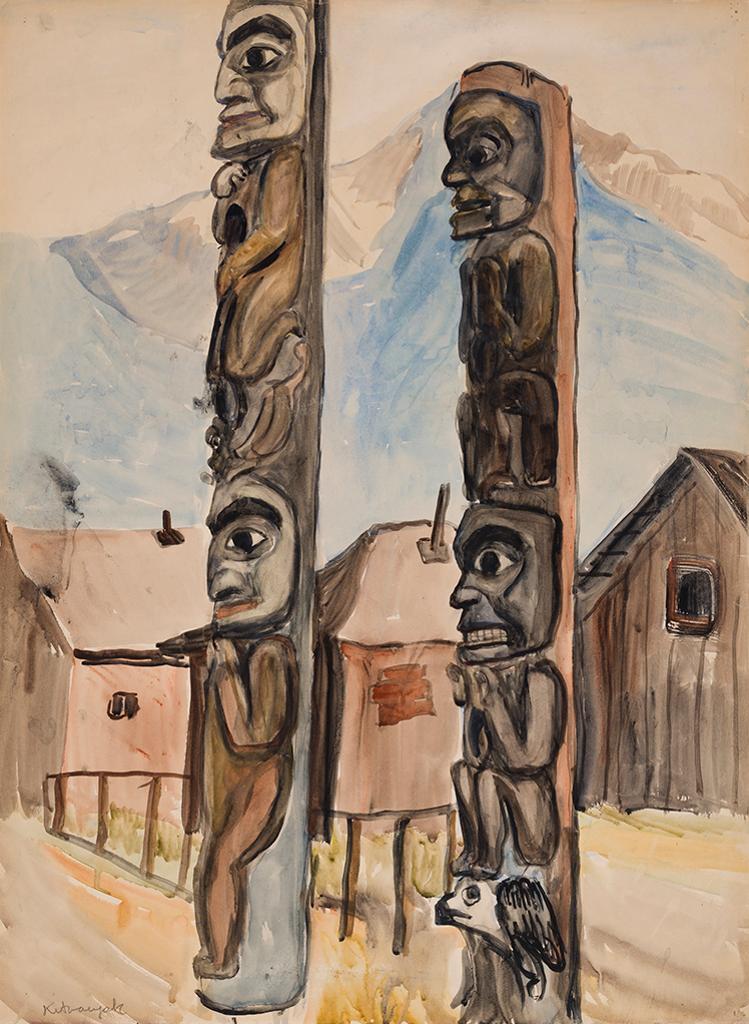 Emily Carr (1871-1945) - Kitwangak