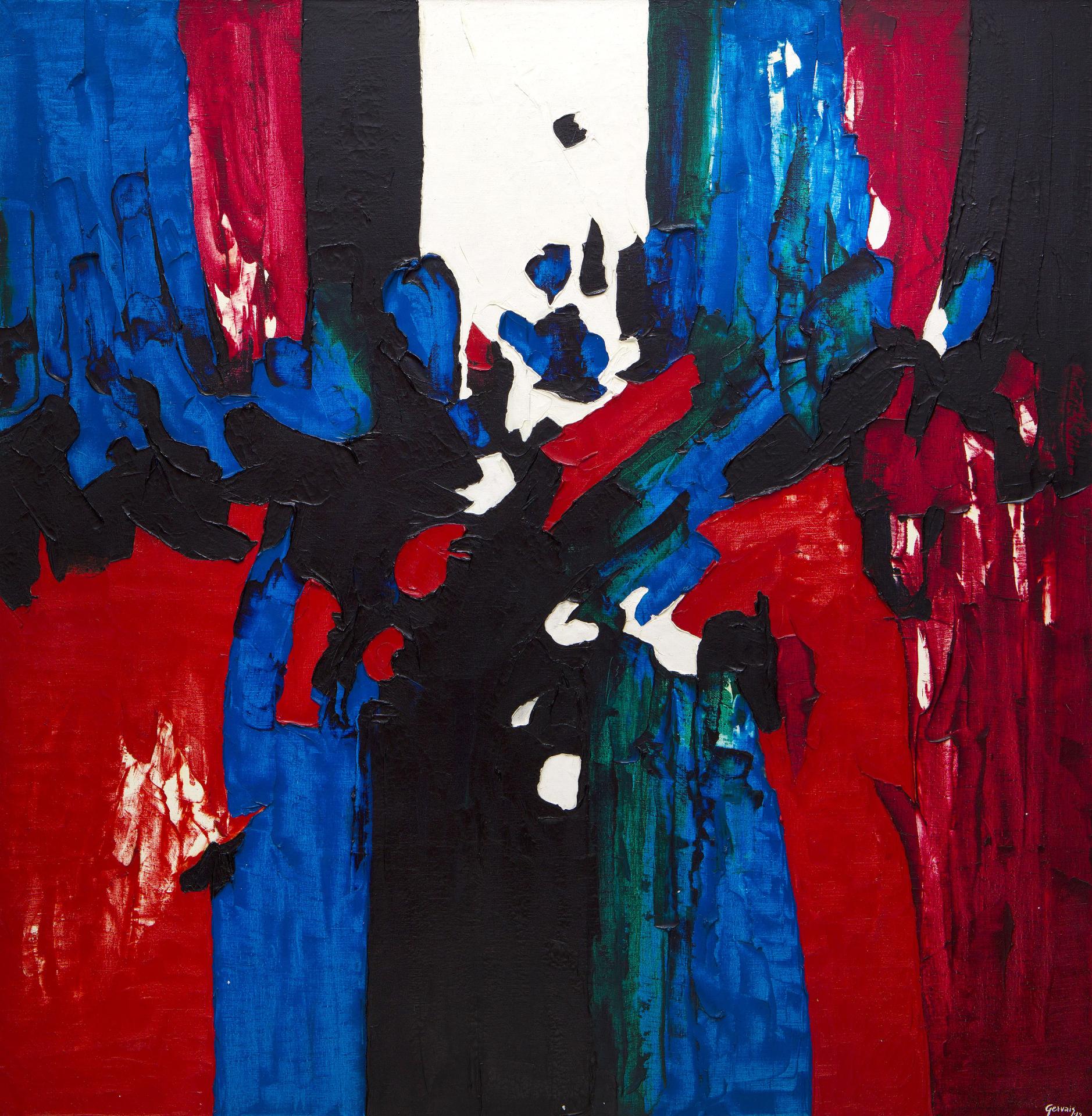 Lise Gervais (1933-1998) - Théorème à Plasticien, 1972