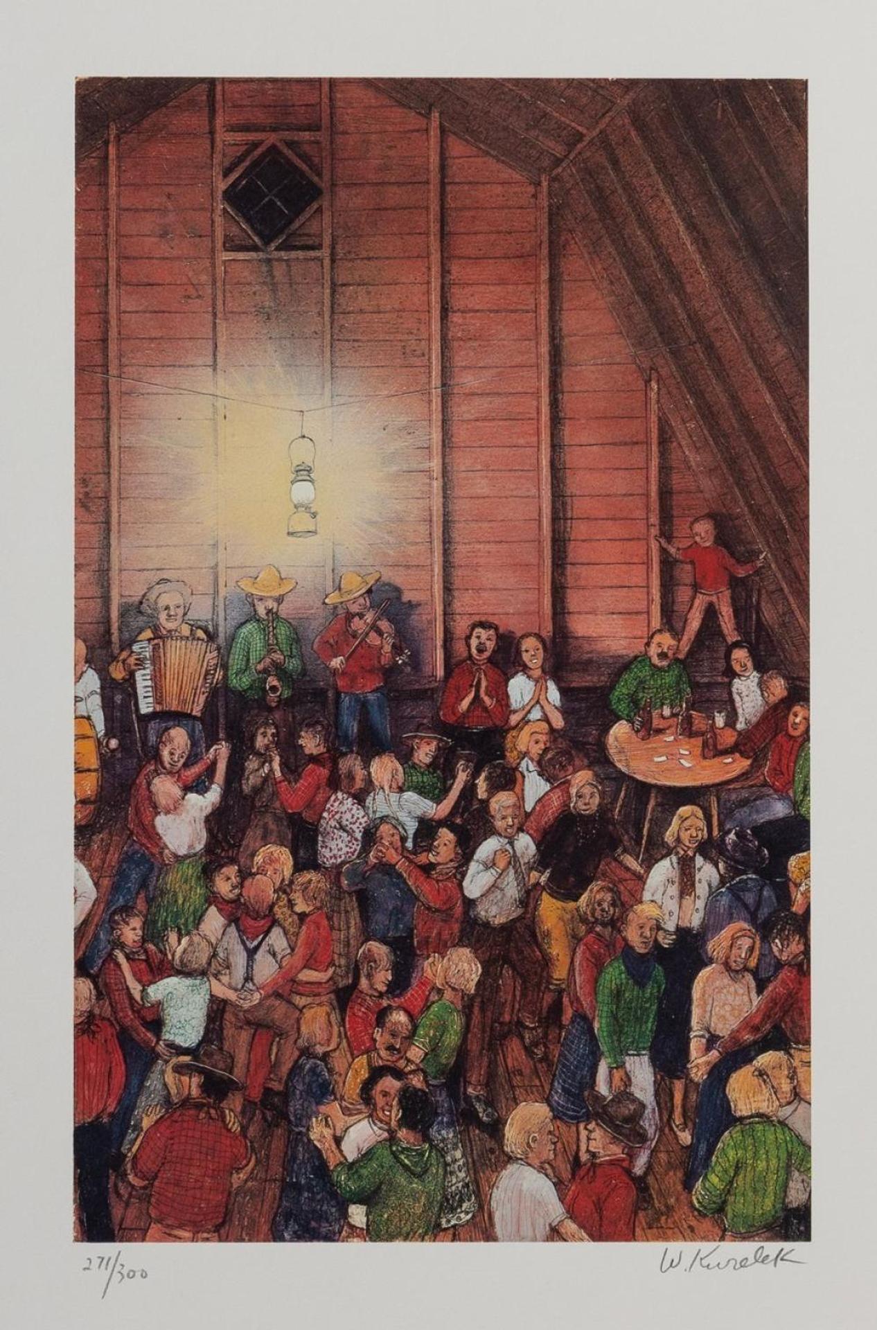 William Kurelek (1927-1977) - Barn Dance