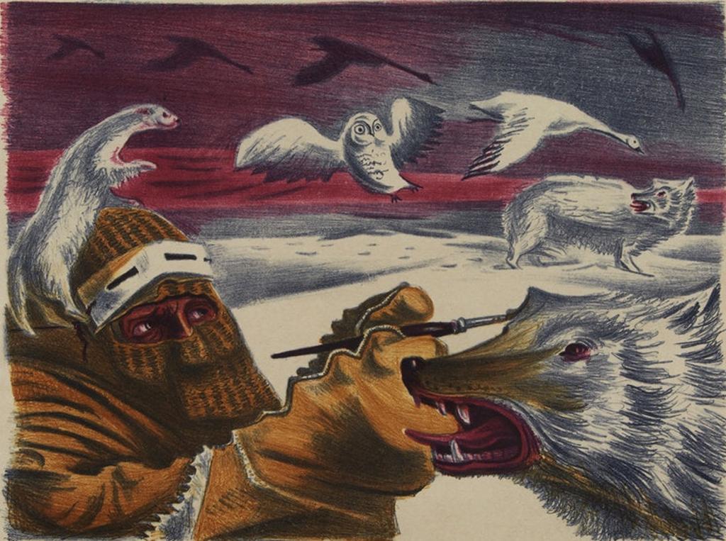 Frederick Hagan (1918-2003) - Examining Snow Creatures
