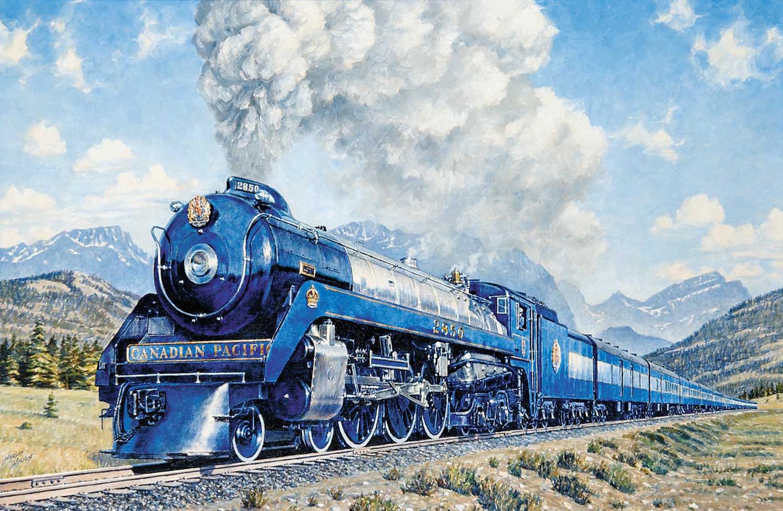 Harlan Hiney - Canadian Pacific Royal Train, 1939 Hudson 4-C-4 Class Htd.