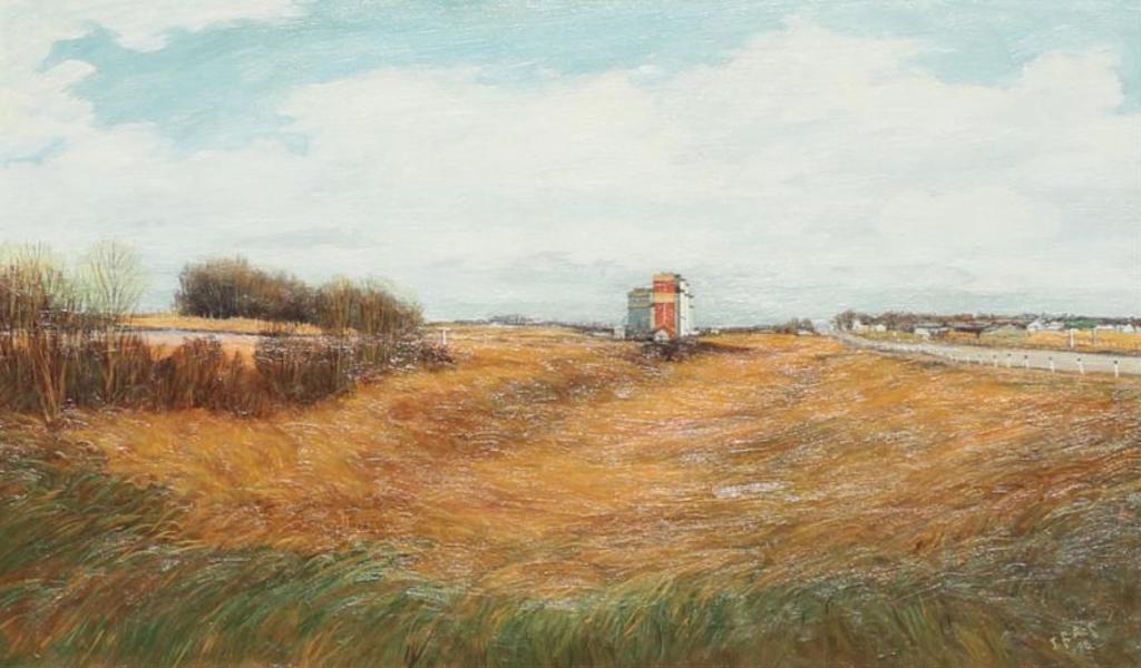 Joseph [Joe] Ferenc Acs (1936) - Grain Elevators, Killam (Alta); 1978