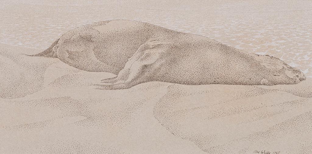 Alexander (Alex) Colville (1920-2013) - Dead Seal