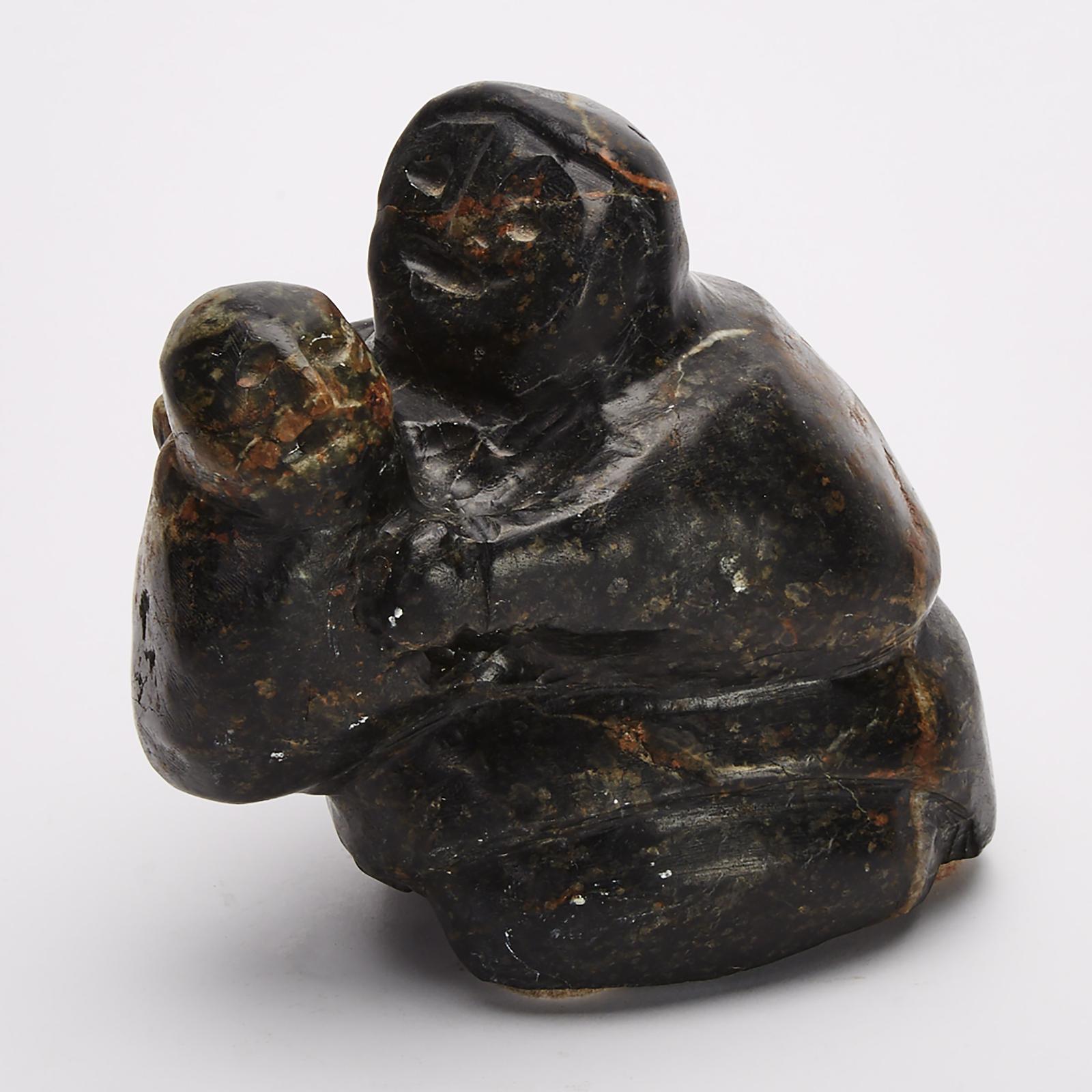 Tuna Iquliq (1935-2015) - Woman Holding Child