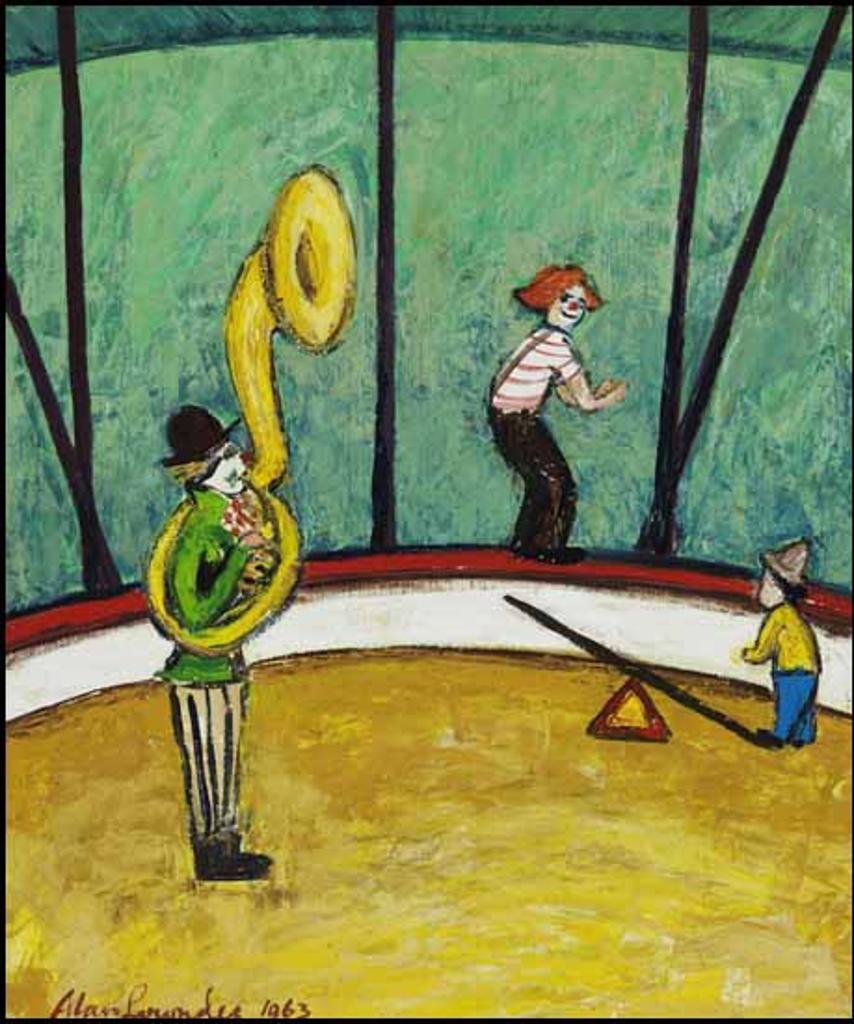 Alan Lowndes (1921-1978) - Two Clowns, One Midget