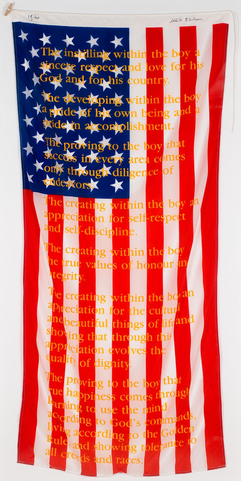 Attila Richard Lukacs (1962) - American Flag