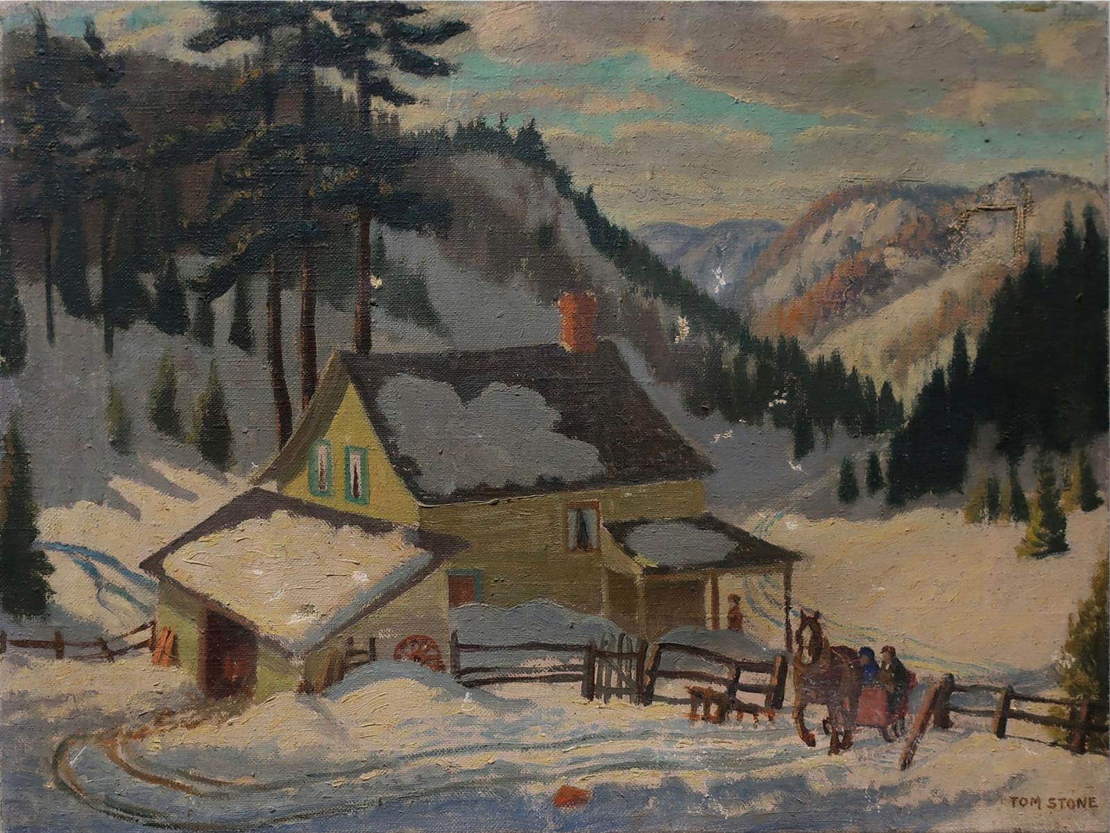 Thomas Albert Stone (1897-1978) - Untitled (Arriving Home)