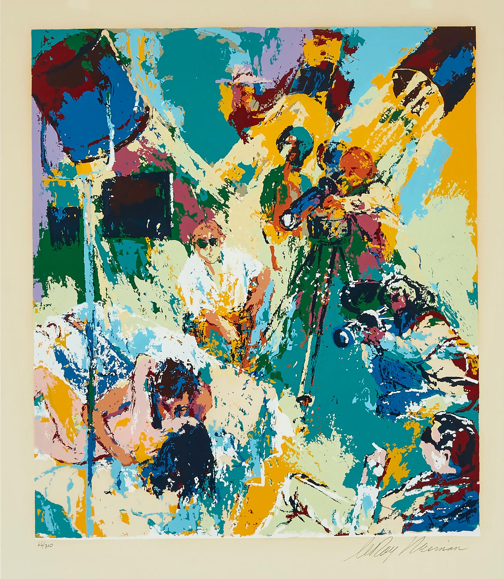 Leroy Neiman (1926-2012) - X-Rated Filmakers, 1974