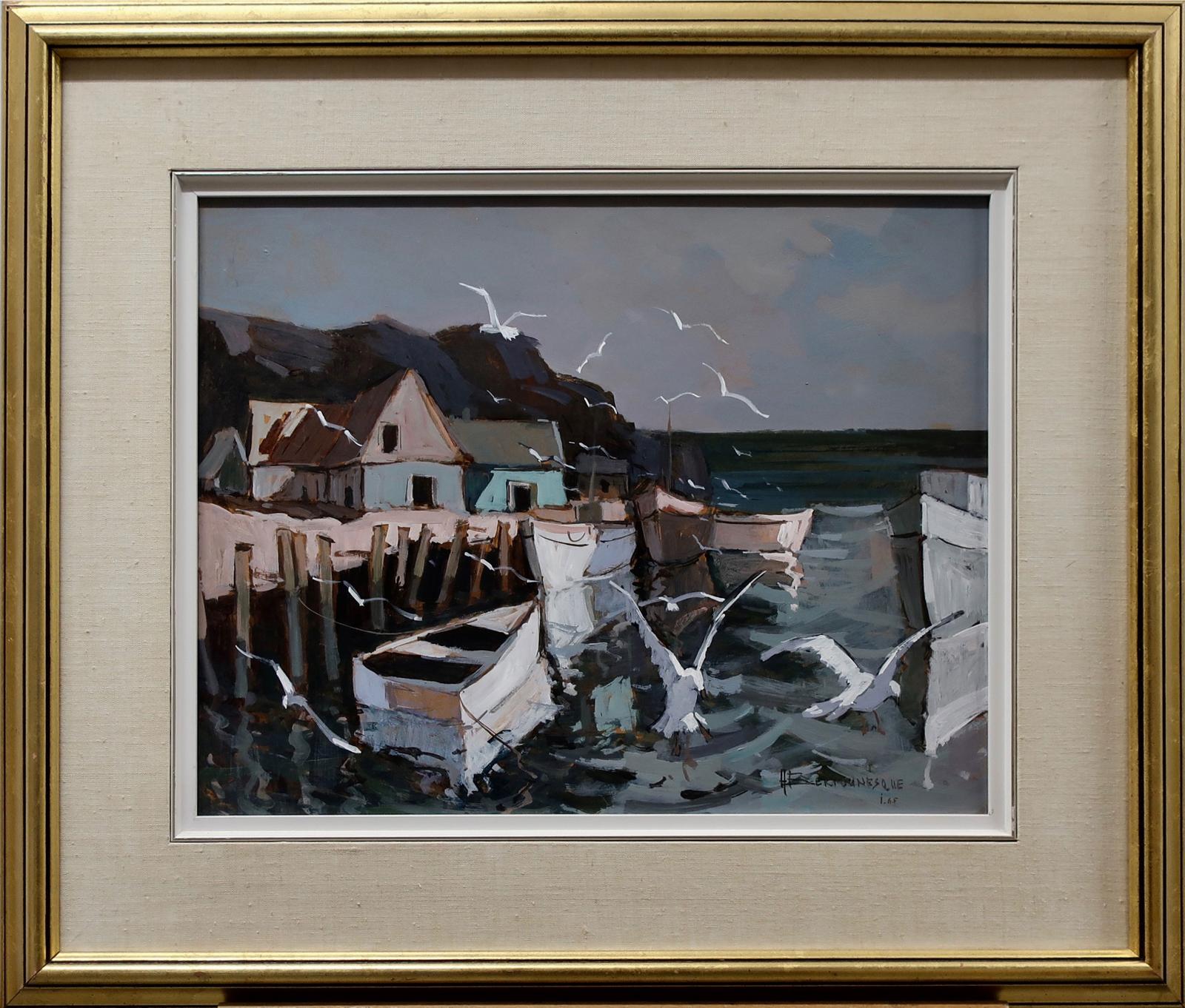 Andre Bertounesque (1937-2005) - Port De Peche