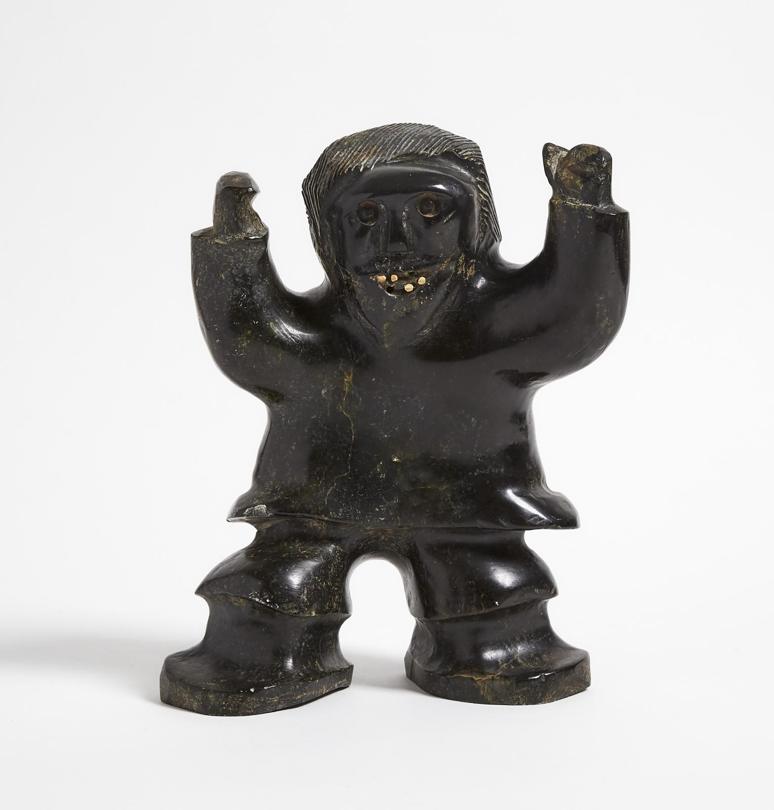 Samuel Nahaulaituq (1923-1999) - Man With Arms Raised