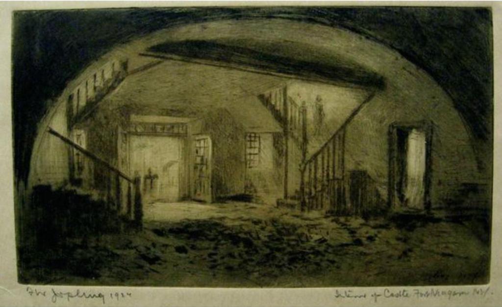 Frederick Waistell Jopling (1860-1945) - Interior Of Castle Fort Niagara, N.Y.; Washington Headquarters, Newburgh, N.Y.