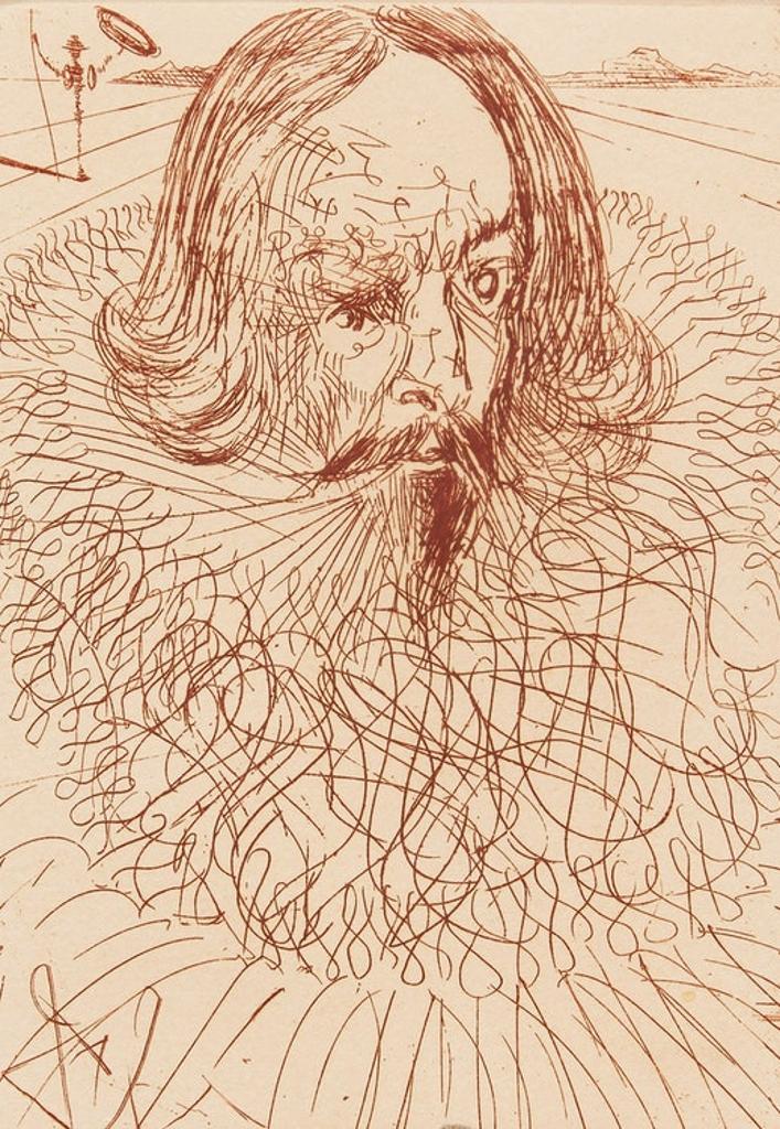 Salvador Dalí (1904-1989) - Hommage to Cervantes