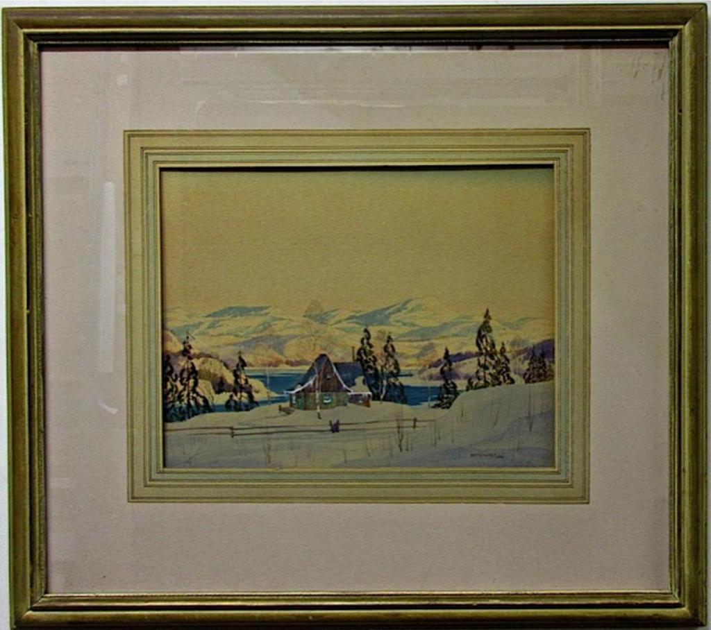 Graham Norble Norwell (1901-1967) - Winter Evening - Laurentians