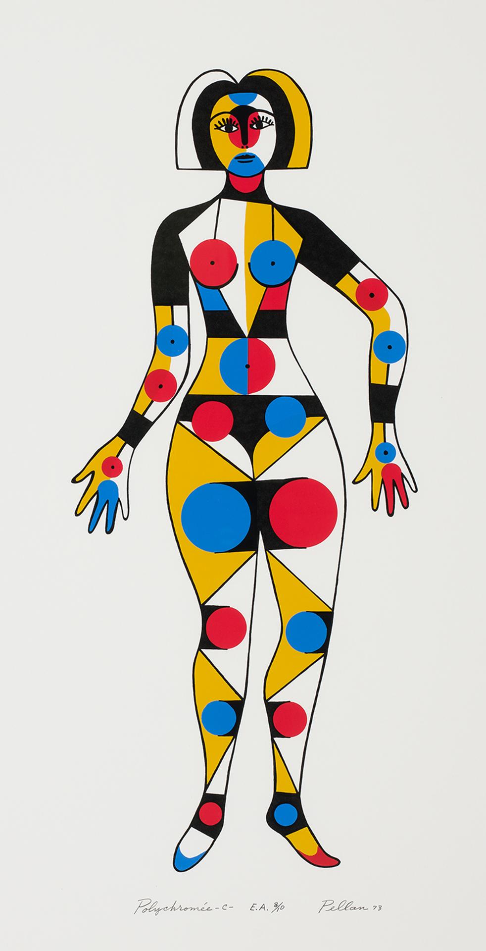 Alfred Pellan (1906-1988) - Polychromée - C -