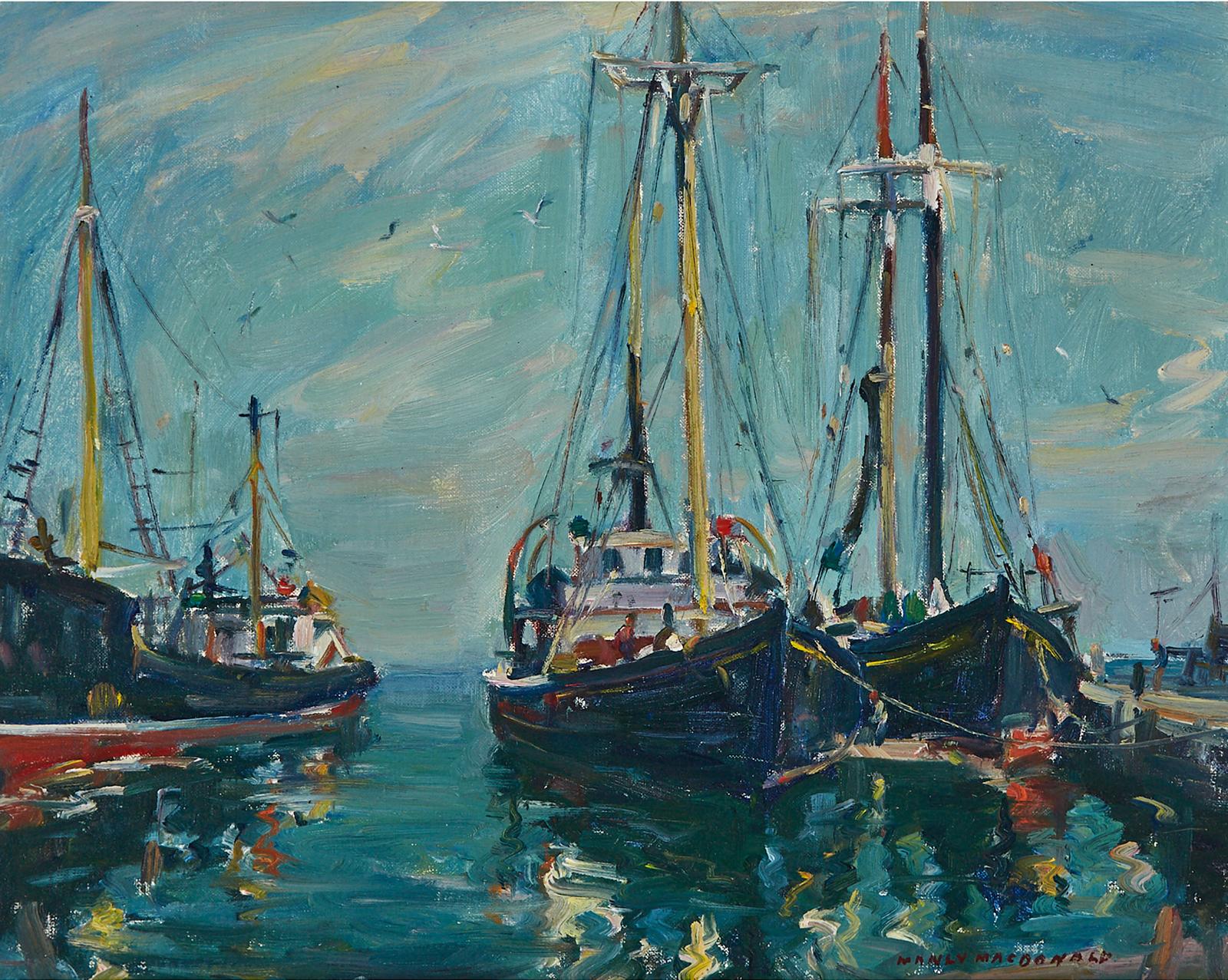 Manly Edward MacDonald (1889-1971) - Morning At The Harbour