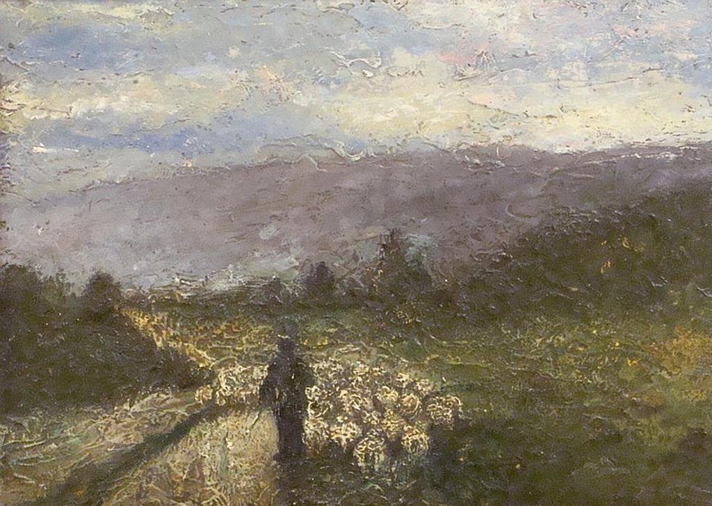 Ida E. Durocher - oil on masonite