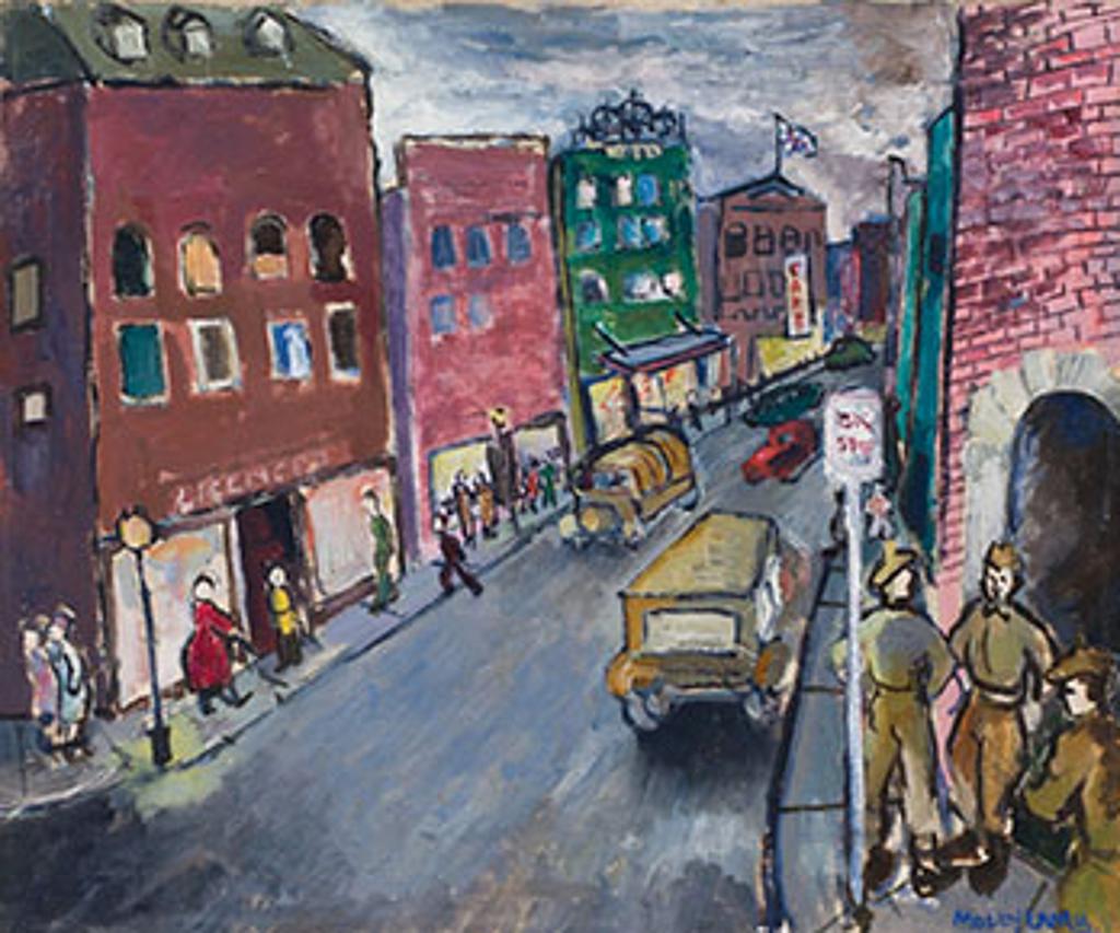 Molly Joan Lamb Bobak (1922-2014) - Main Street, Nanaimo