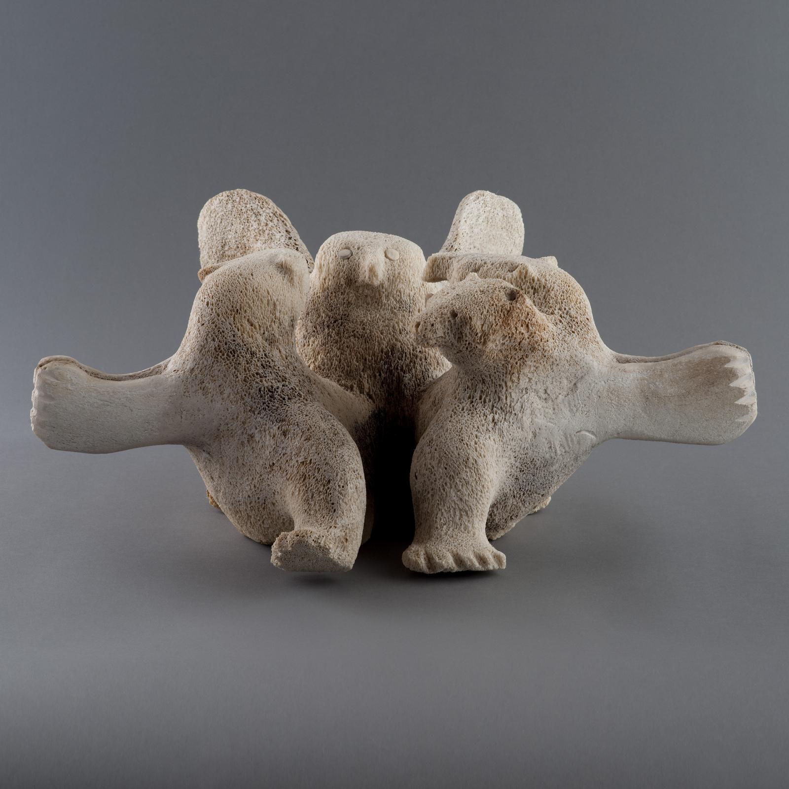 Iikoo Angutikjuak (1942) - Animal Composition