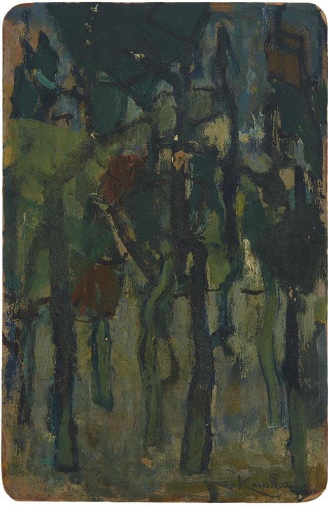Frantisek Kupka (1871-1957) - Trees In A Landscape; A Field With Summer Colours; Abstract Landscape, Circa 1920