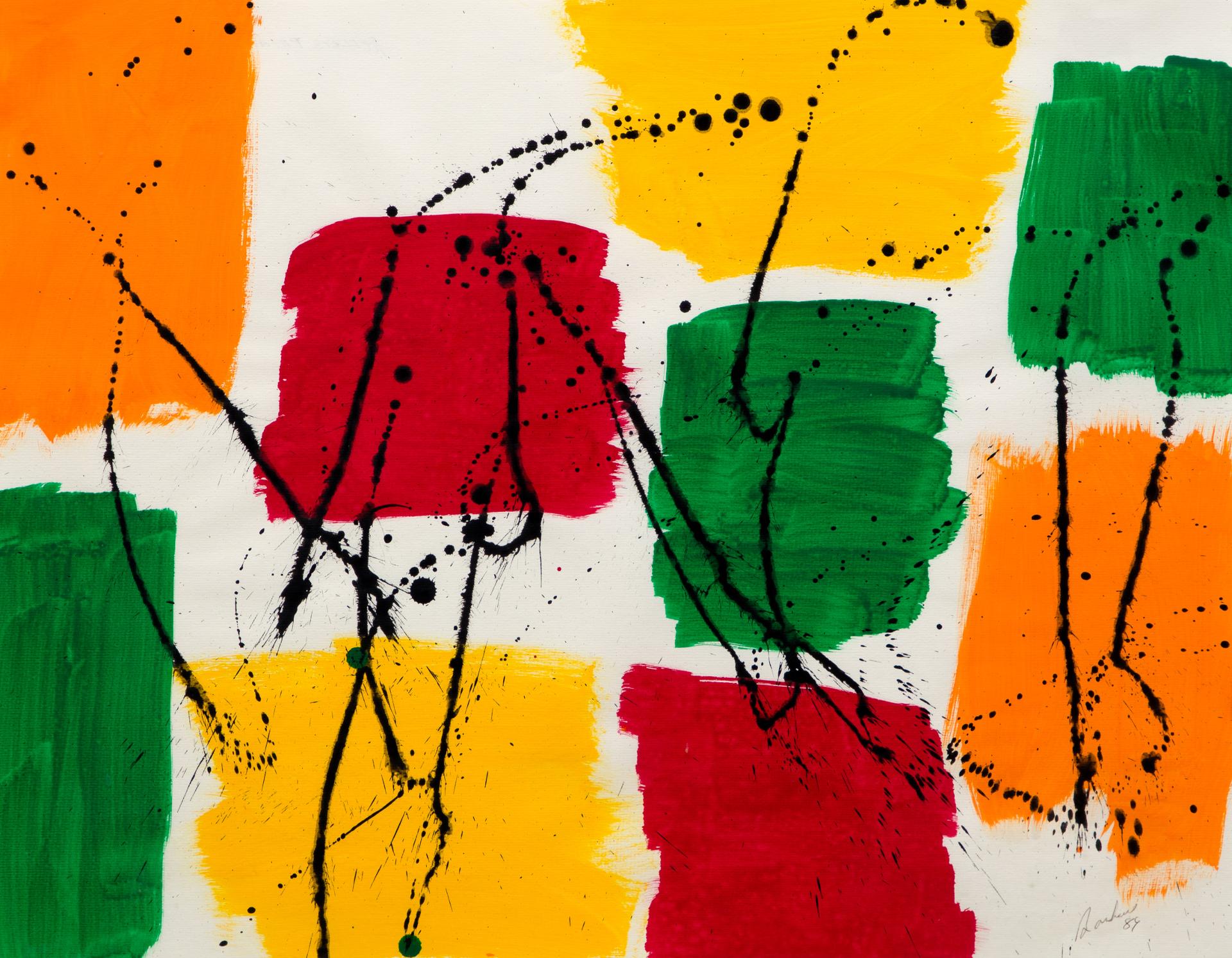 Marcel Christian Barbeau (1925-2016) - Reflets printaniers  nº 5, 1989