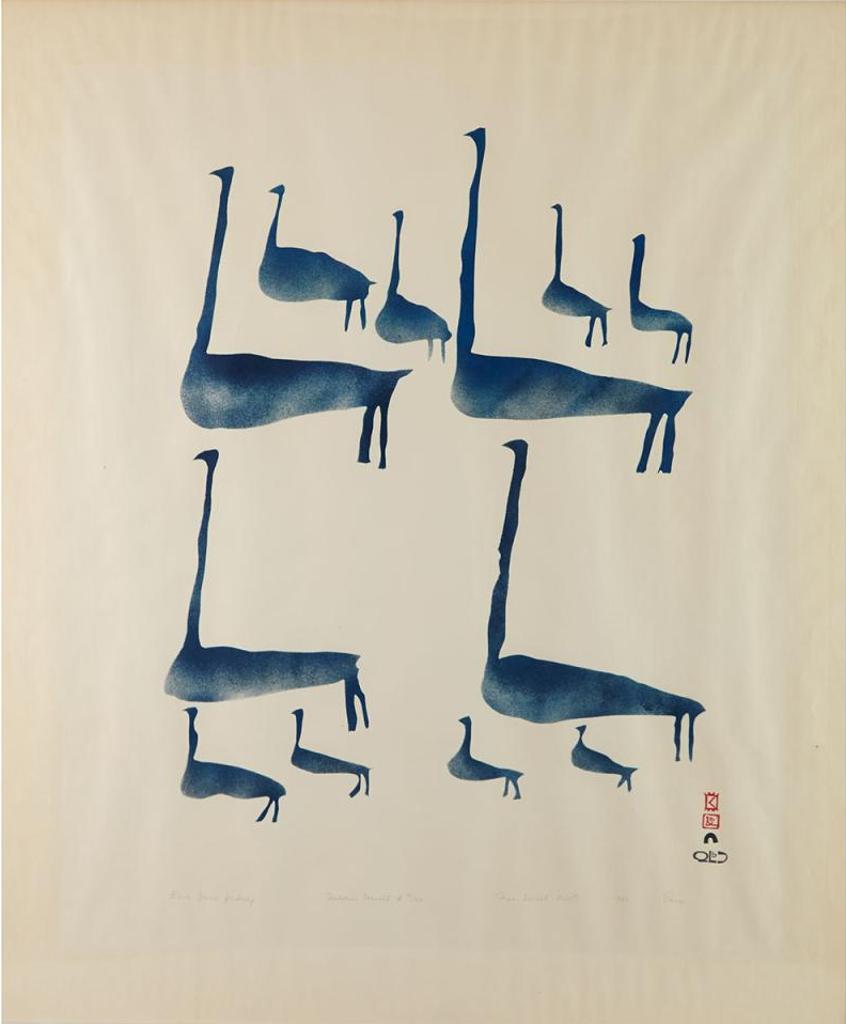 Parr (1893-1969) - Blue Geese Feeding