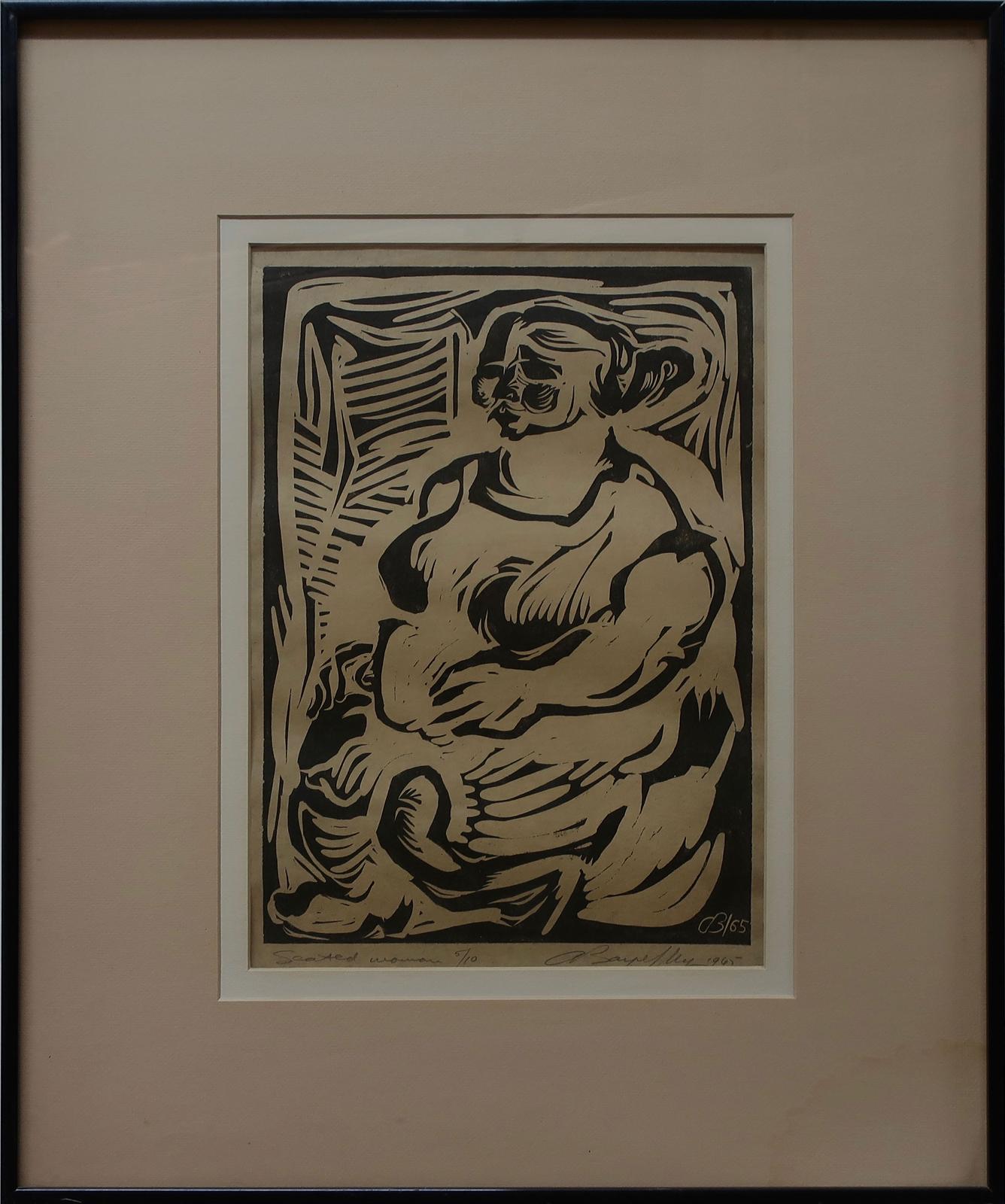 Aba Bayefsky (1923-2001) - Seated Woman