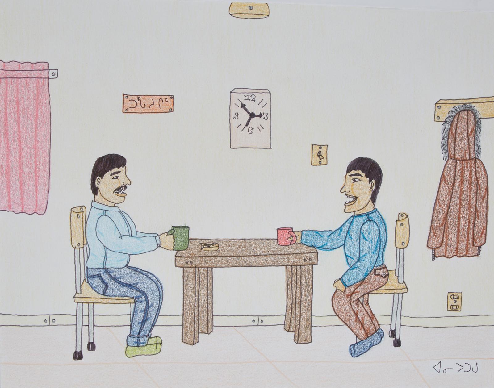 Annie Pootoogook (1969-2016) - My Dad My Uncle