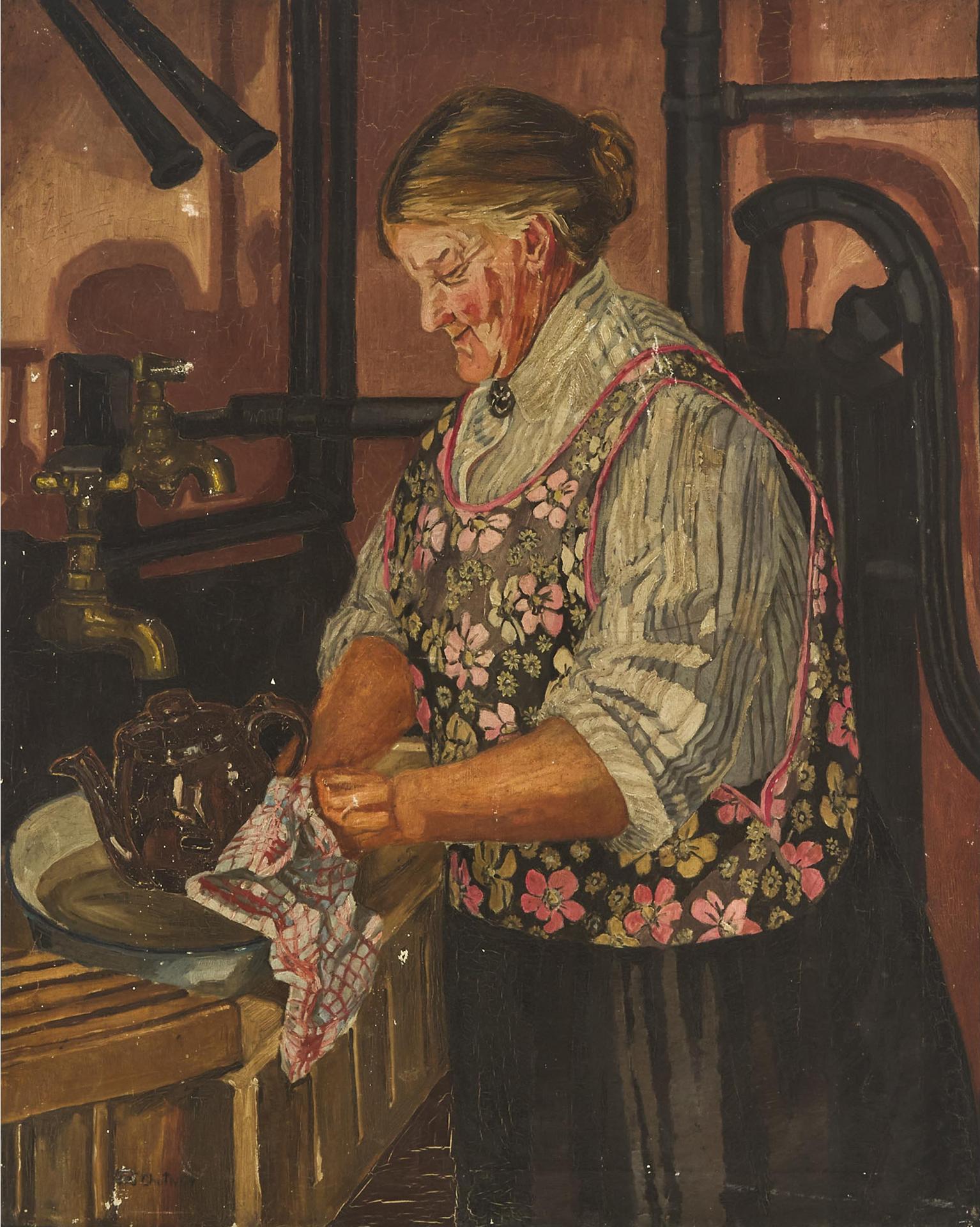 John (1931-1978) - Woman With Teapot
