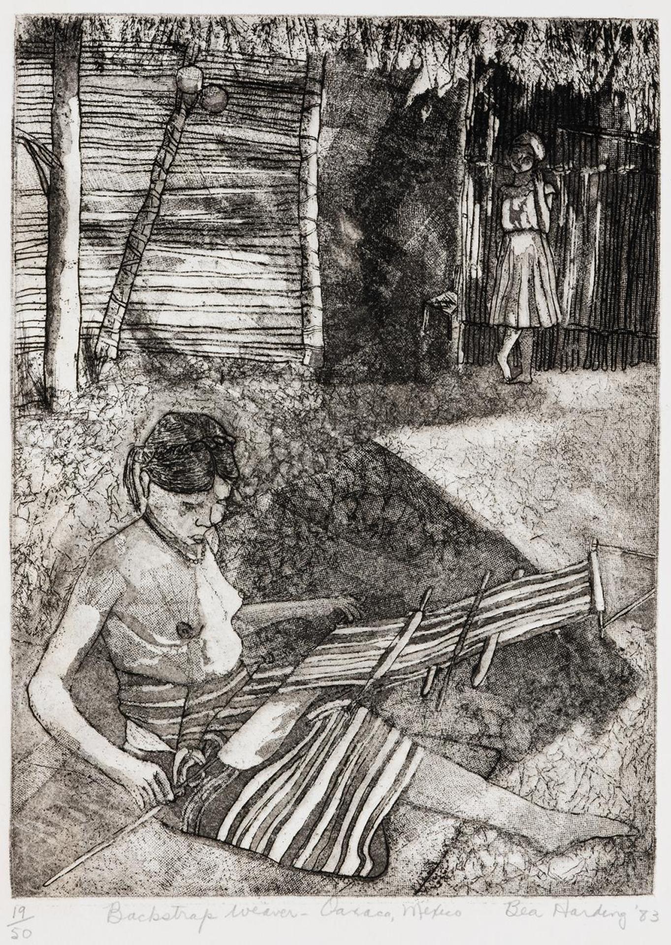 Beatrice Harding (1913-2006) - Backstrap Weaver - Oaxaca, Mexico