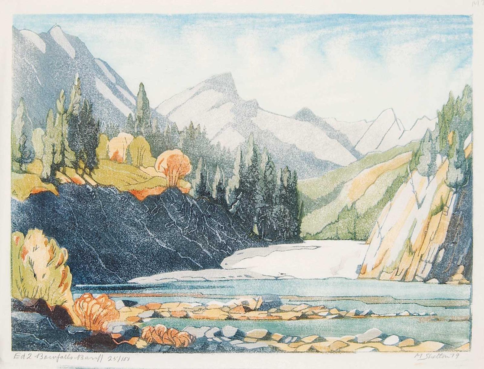 Margaret Dorothy Shelton (1915-1984) - Bowfalls Banff  #25/100 Ed. 2