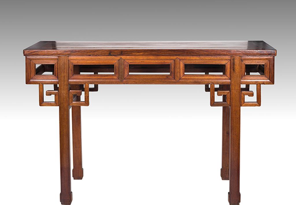 Chinese Art - Chinese Suanzhi Wood Altar Table, First Half 20th Century
