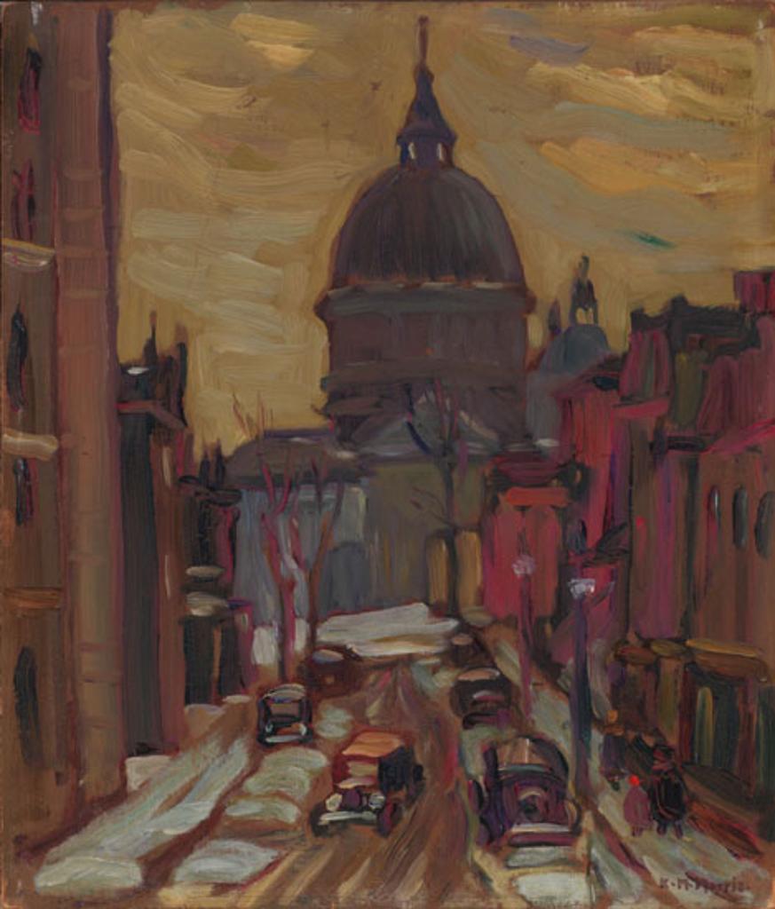 Kathleen Moir Morris (1893-1986) - Belmont Street, Montreal